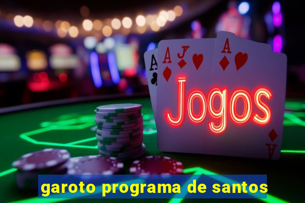 garoto programa de santos